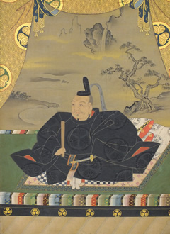 The Tokugawa Shogunate Crest and historic temple gate